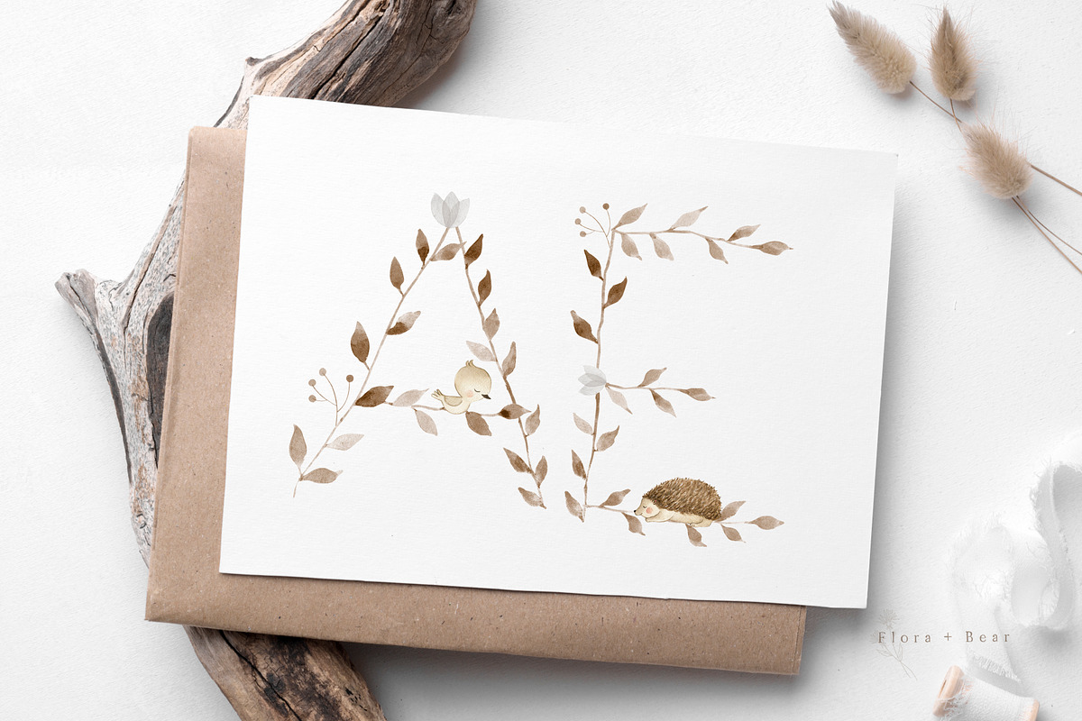 The Woodland Alphabet, an Animal Illustration by Flora+Bear (Photo 14 of 16)