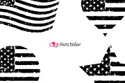 American flag SVG, an Object Graphic by PolpoDesign (Thumbnail 4 of 5)