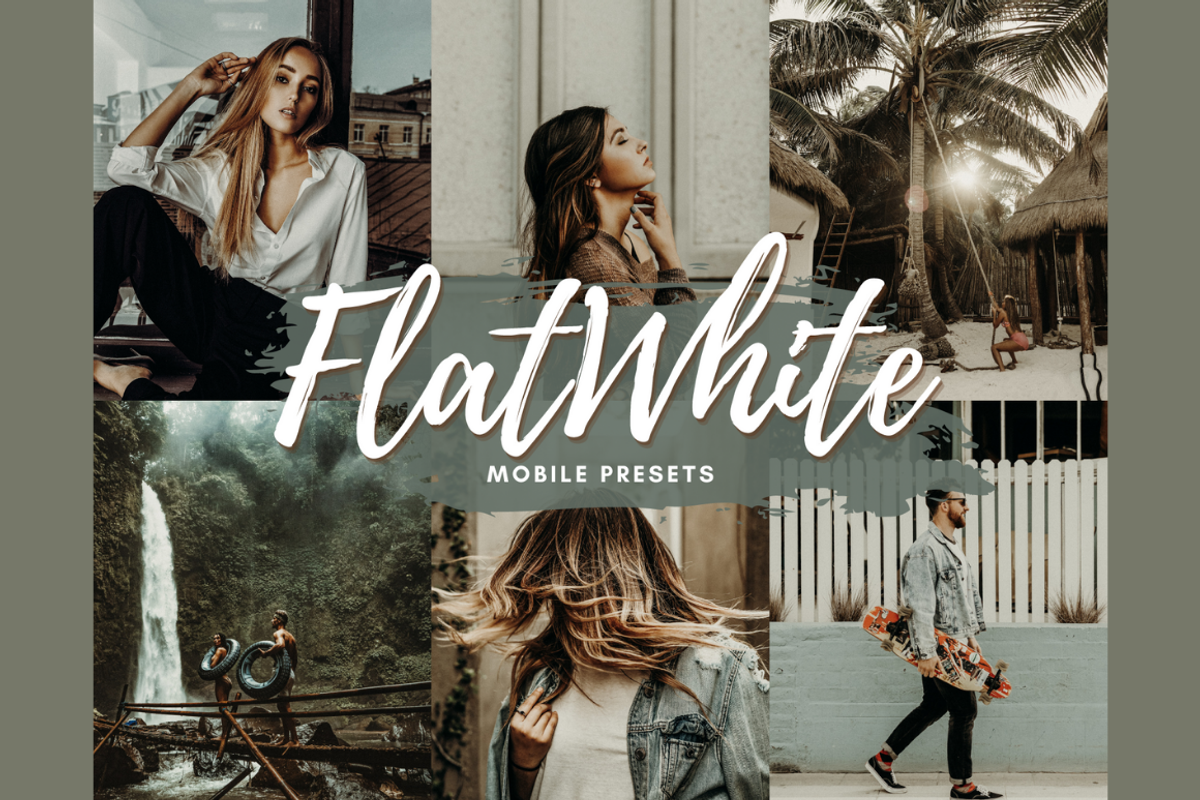 FLAT WHITE Mobile Lightroom Presets