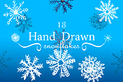 Hand drawn snowflakes, an Object Graphic by maxsokal (Thumbnail 1 of 2)