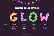 Colorful Fairy Letters & Lights, a Graphic by Pásha (Thumbnail 3 of 6)