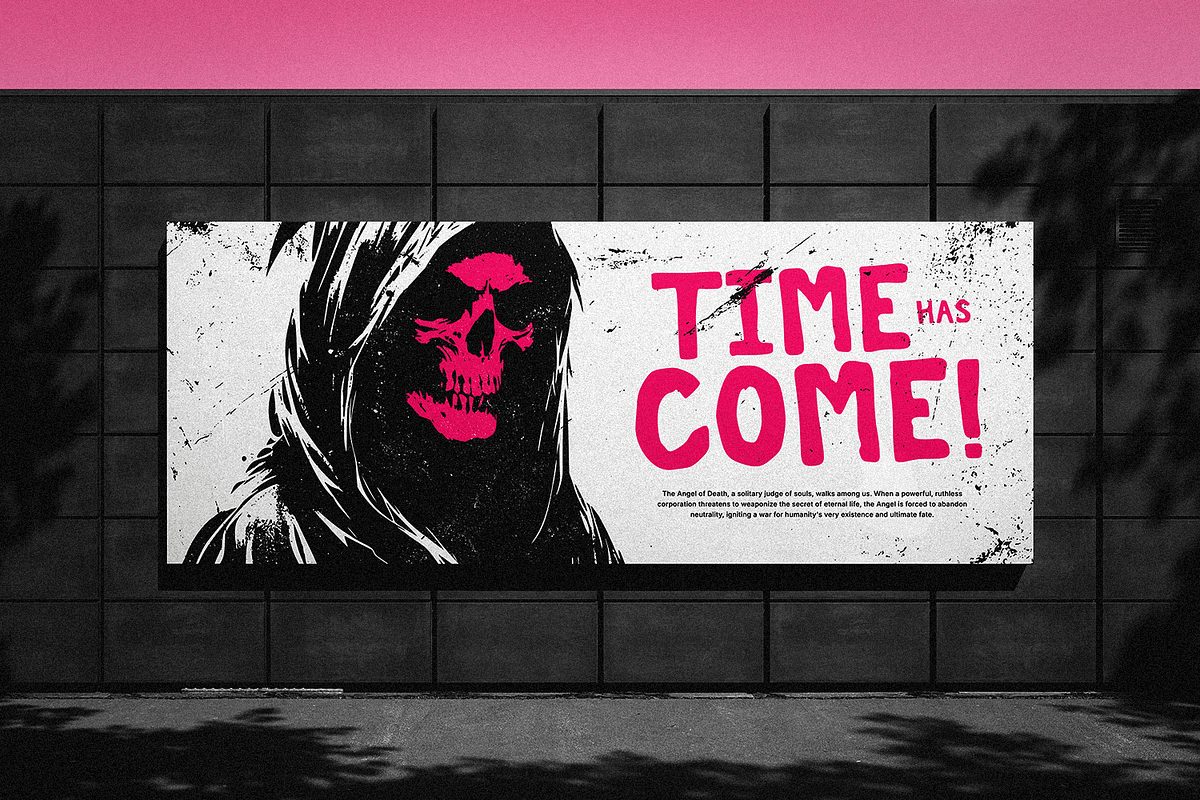 Core Panic - Rough Display Font, a Font by Pixesia Studio (Photo 4 of 15)
