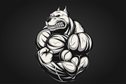 Angry dog, a Healthcare Illustration by Mark2000 (Thumbnail 2 of 3)