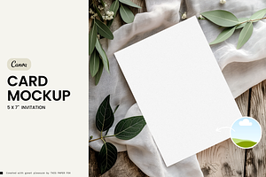 Invitation Card Mockup・Erna ¹, a Product Mockup by This Paper Fox