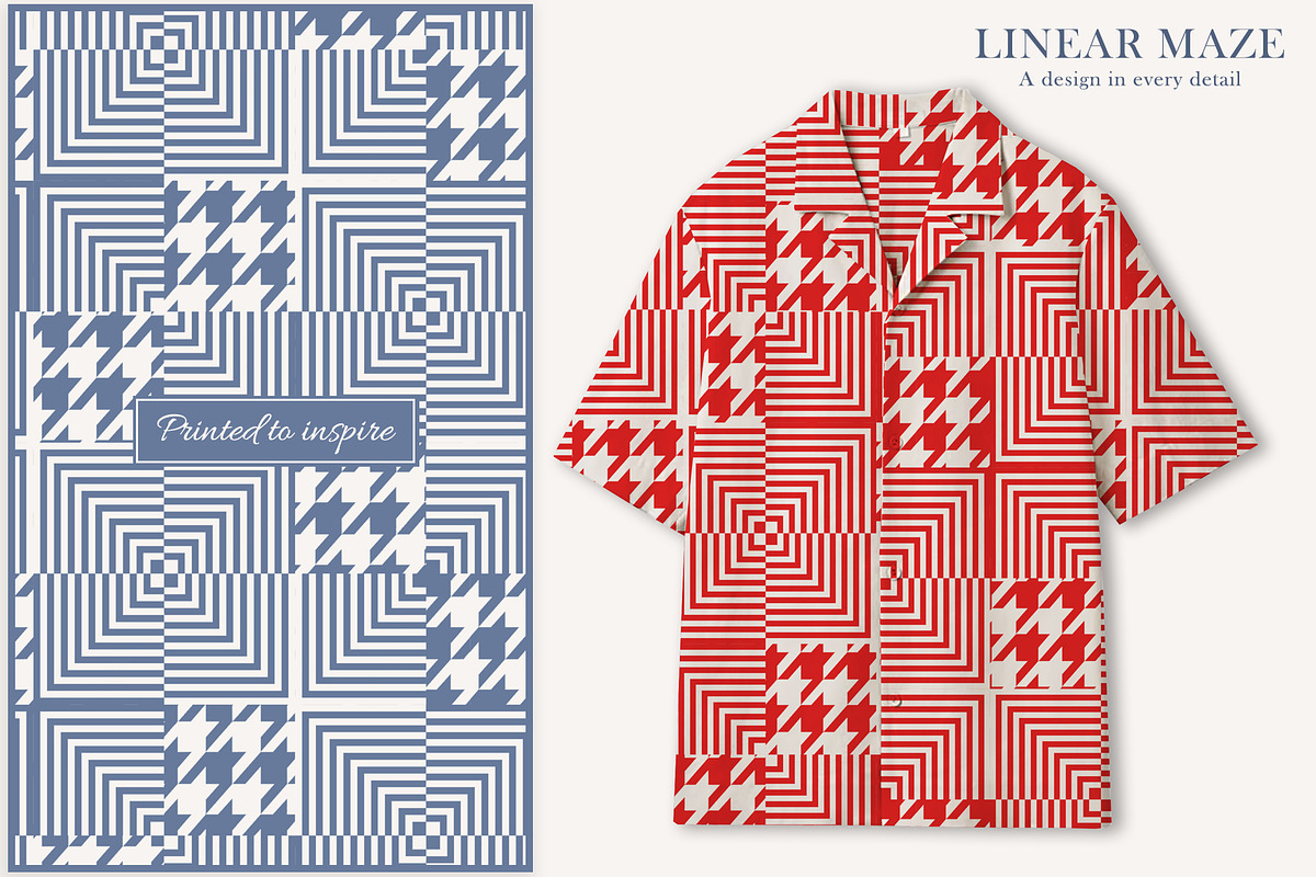 Linear Maze Prints & Patterns, a Pattern Graphic by GND ART STUDIO (Photo 4 of 8)