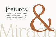 Mirada Serif, a Serif Font by Rachel Kick (Thumbnail 12 of 12)