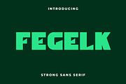 Fegelk Strong Font, a Sans Serif Font by Artiveko (Thumbnail 1 of 8)