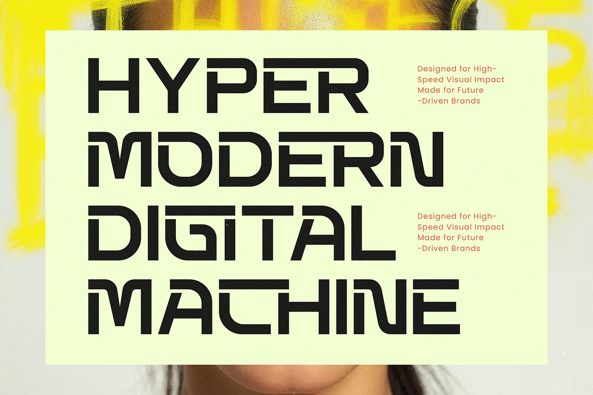 Techetic Human Futuristic Font, a Sans Serif Font by timelesstype.co (Photo 14 of 20)
