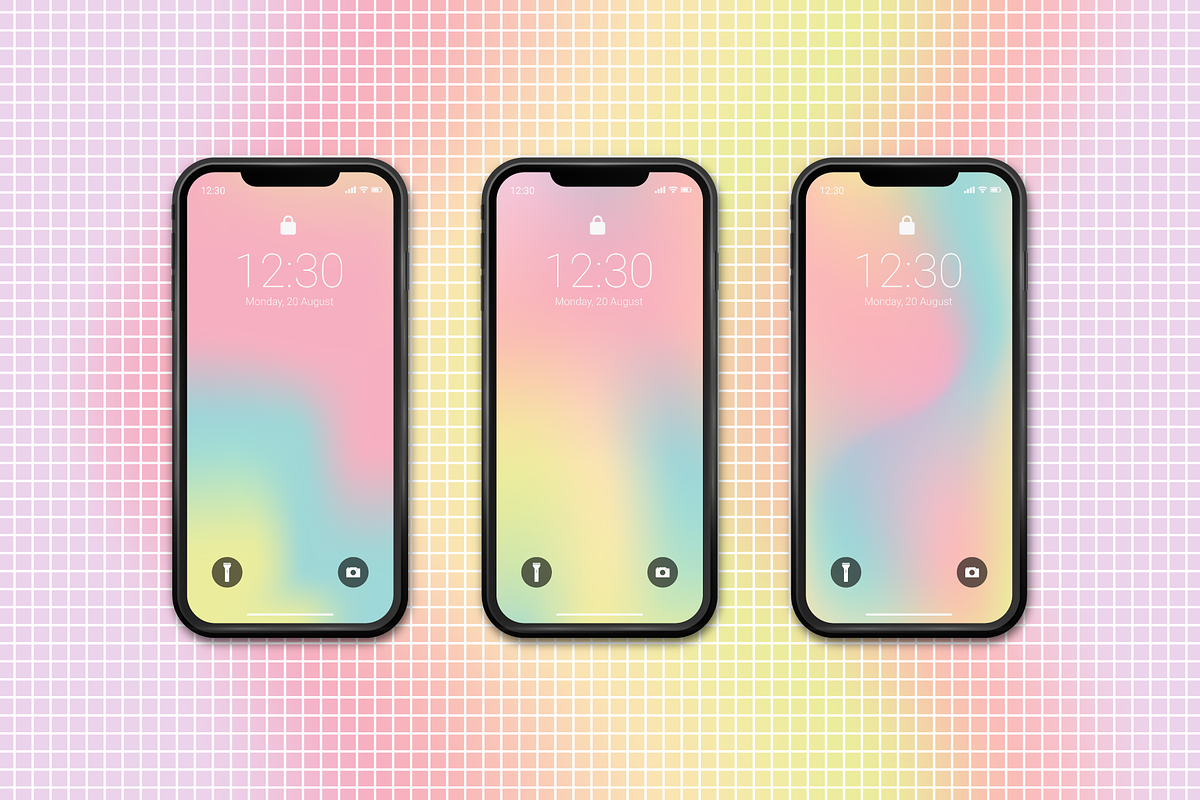 soft gradient mosaic textures, a Background Graphic by stasylionet (Photo 10 of 12)