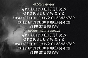 Gloomy Mummy Font