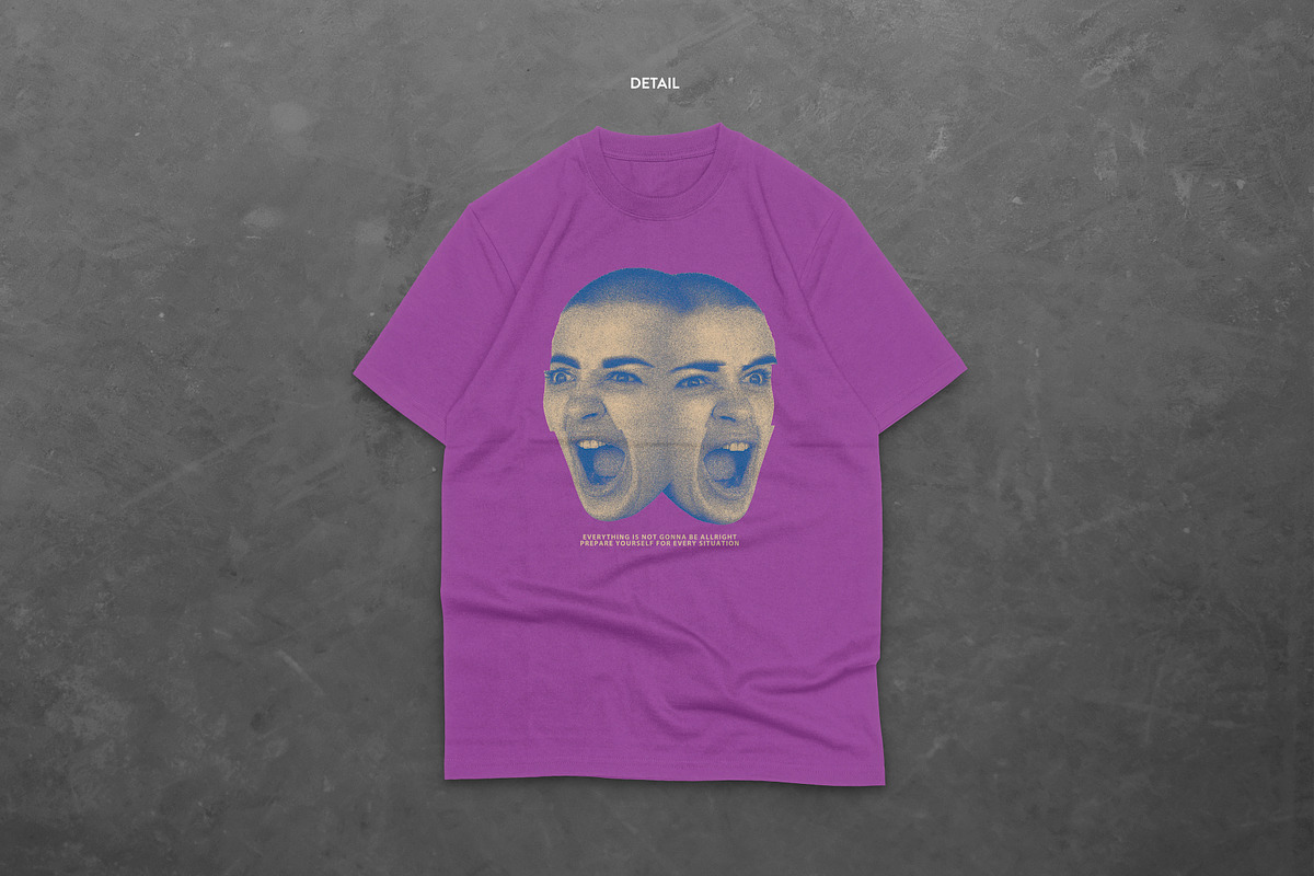 9 Realistic Front T-shirt Mockup, a Shirt Mockup by Uncentrifuged Pressure (Photo 8 of 11)