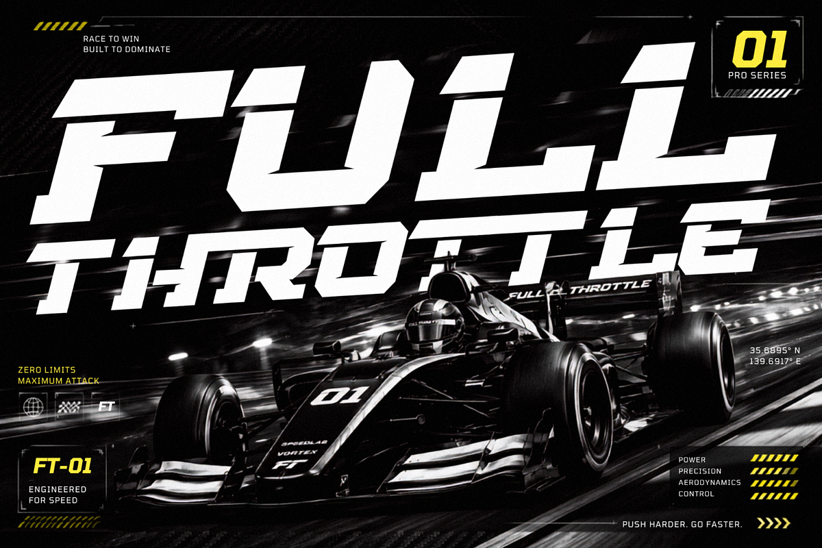Torq – Futuristic Display Font, a Sans Serif Font by figuree studio (Photo 8 of 10)