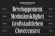 Roadminer - Condensed Serif Typeface, a Serif Font by Mbonster Design Studio (Thumbnail 13 of 17)