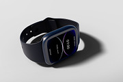 Smart Watch Mockup, a Wearable Device Mockup by Mockupnine (Thumbnail 3 of 4)