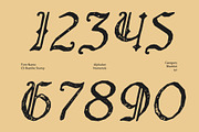 CS Bastille Stamp, a Blackletter Font by Craft Supply Co. (Thumbnail 5 of 8)