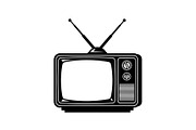 Retro Television Minimal Silhouette, a Graphic by hafijul (Thumbnail 14 of 14)