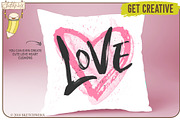 Watercolour Valentines Stamp Set, a Brush Add-On by SketchWerx (Thumbnail 4 of 13)