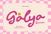 CS Galya Drawn, a Script Font by Craft Supply Co. (Thumbnail 1 of 8)