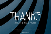 Zerukos - Monoline Thin Font, a Sans Serif Font by QR Design Studio (Thumbnail 7 of 7)