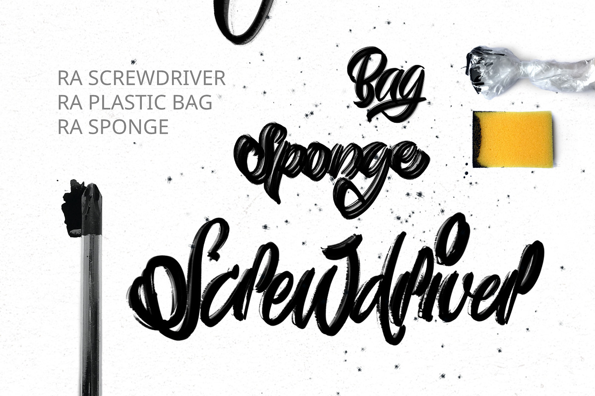 Without Lettering Brushes. Procreate, a Brush Add-On by Diacritics (Photo 9 of 15)