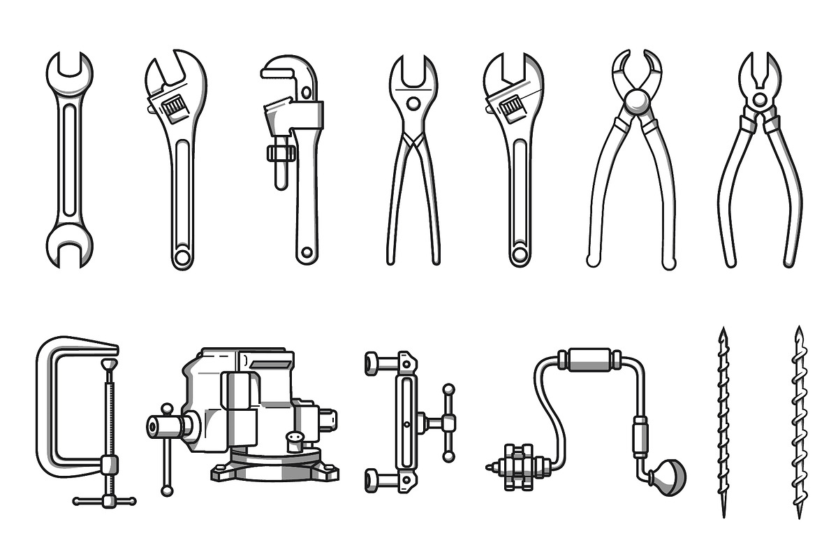 Rare antique and everyday tools, an Object Illustration by LogosDen (Photo 3 of 3)