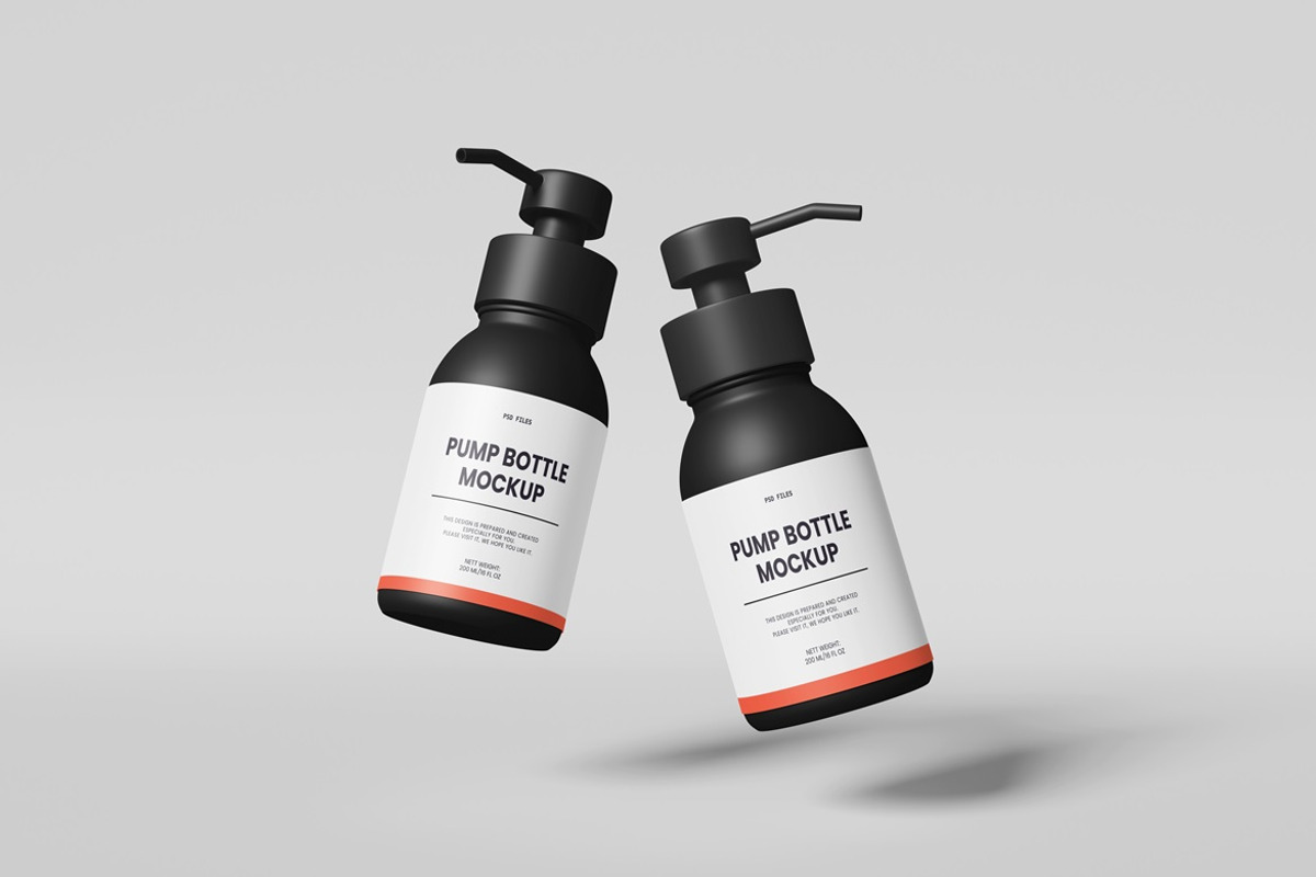 Pump Bottle Mockup Top View, a Packaging Mockup by AndikaGraphic (Photo 3 of 6)