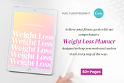 Weight Loss Planner Canva Template, a Templates & Theme by cmatworks (Thumbnail 1 of 7)
