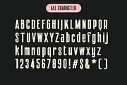 Galfego Condensed Sans Serif, a Sans Serif Font by Craft Supply Co. (Thumbnail 12 of 12)
