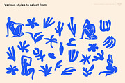 Abstract Matisse Clipart Bundle, a Person Illustration by ClayStudio (Thumbnail 7 of 7)