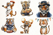 Cute Tiger Oktoberfest Clipart, an Illustration by Pixels.Craft (Thumbnail 3 of 7)