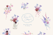 Cottage Core PNG Florals Bundle, a Decorative Illustration by whiteheartdesign (Thumbnail 9 of 48)