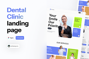 Dental Clinic Landing Page - Oentoe