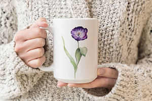 15oz Large Mug Mockup-woman's Hands