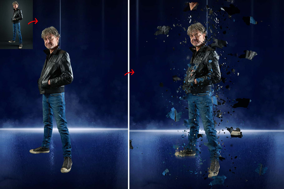 Disintegrating Photoshop Effect, an Action Add-On by MRI STUDIO (Photo 16 of 19)