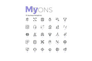 My Icons, an Outline Icon by Andrew Kras Design (Thumbnail 24 of 38)