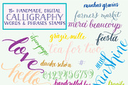 Handmade Calligraphy Overlays, a Templates & Theme by Claire + Pierre Design (Thumbnail 1 of 3)