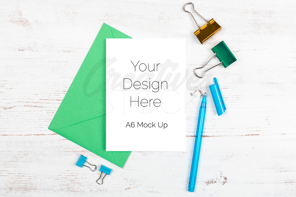 A6 Fathers Day Card Stock Photo, a Print Template by Creatives STOCK