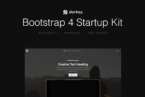 Bootstrap 4 Startup Kit