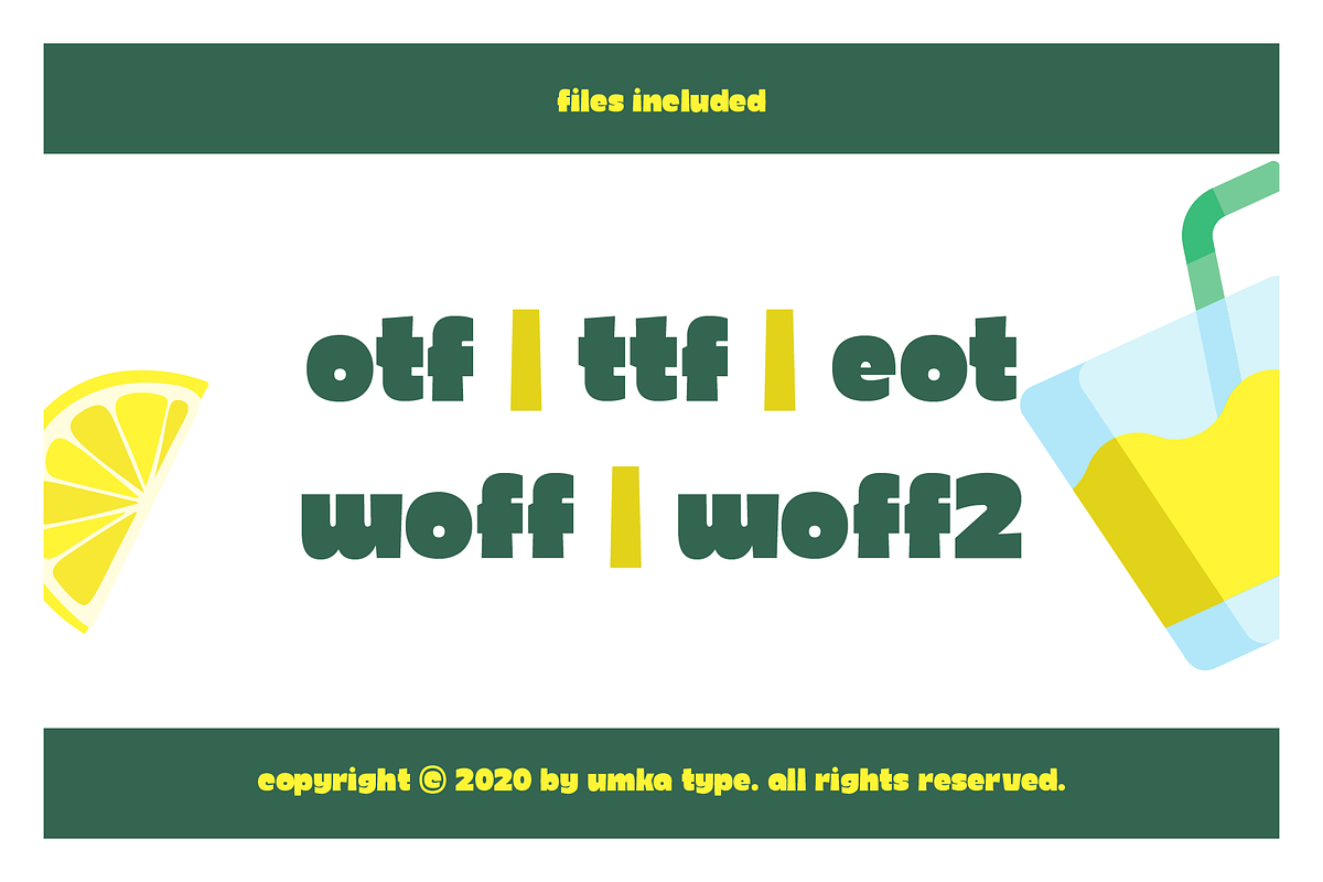 Lemonade Cute Display Font, a Sans Serif Font by alpercakici (Photo 4 of 12)