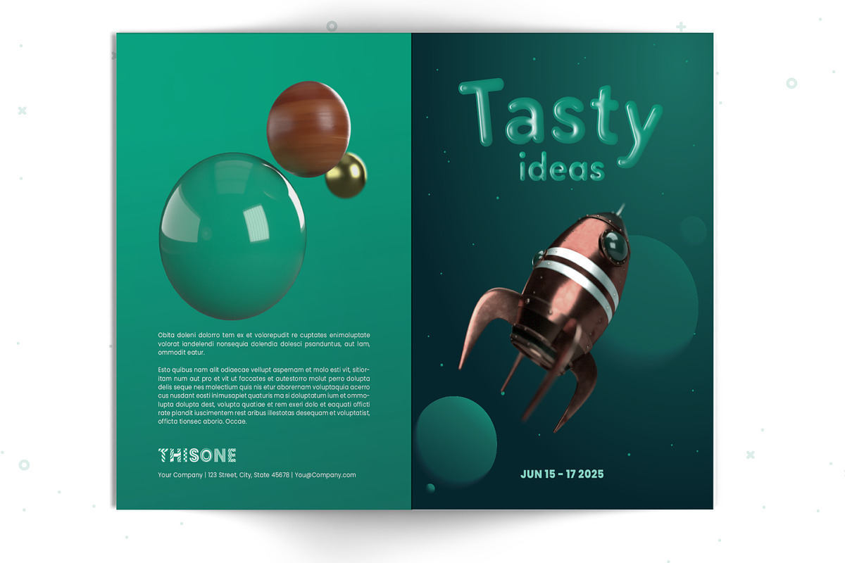 Conference booklet, a Brochure Template by pistakovac (Photo 9 of 9)