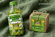 Frosty Fangs - 6 Cute Monsters, a Decorative Illustration by D R A W K M A N (Thumbnail 2 of 3)