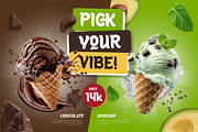 Vanila Moont - Ice Cream Display Fon, a Handwritten Font by twinstd (Thumbnail 3 of 10)