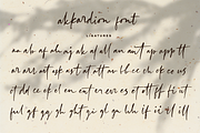 akkardion handwritten font, a Script Font by Quothron (Thumbnail 9 of 10)