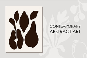 Modern Abstract Contour Art Poster, an Illustration by Imaginary Party