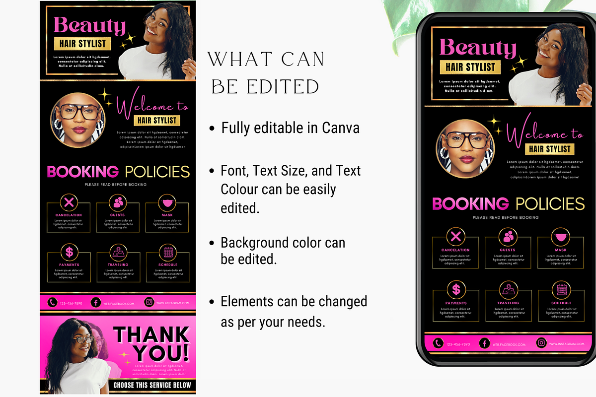 Acuity Scheduling Template Nail Tech, a Templates & Theme by TimCanvaTemplate (Photo 3 of 5)
