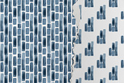 Indigo Watercolor Seamless Patterns, a Texture Illustration by YarovaArt (Thumbnail 11 of 18)