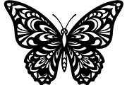 Elegant Butterfly Silhouette, an Object Graphic by Designer_Momina (Thumbnail 4 of 18)