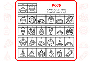 Food Alphabet - Dingbat Font, a Symbol Font by WADLEN (Thumbnail 2 of 7)
