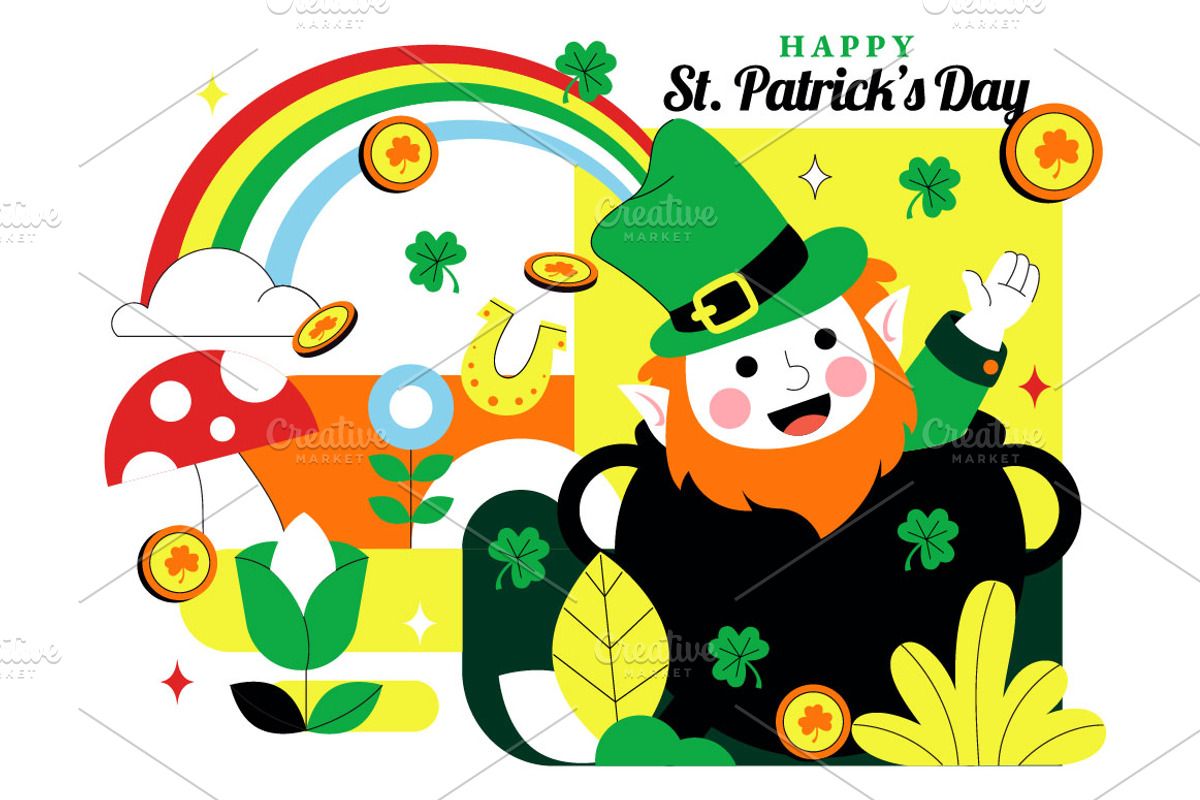 10 St. Patrick's Day Illustration, a Seasonal Illustration by denayunebgt (Photo 4 of 4)