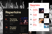 Theatre Event Schedule Poster, a Flyer Template by Danil Polshin (Thumbnail 3 of 8)